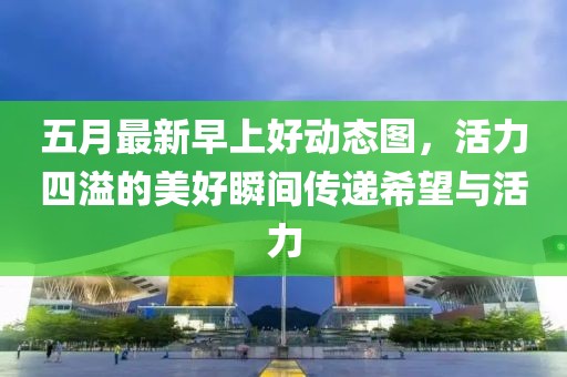五月最新早上好动态图，活力四溢的美好瞬间传递希望与活力