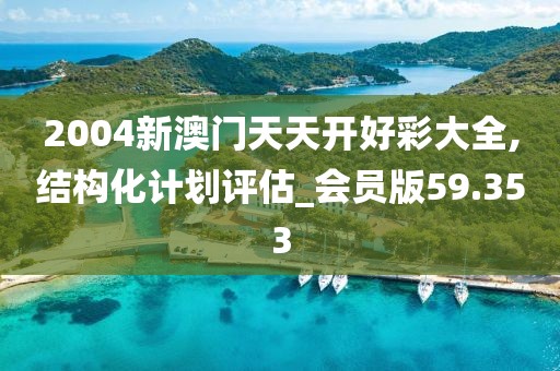 2004新澳门天天开好彩大全,结构化计划评估_会员版59.353