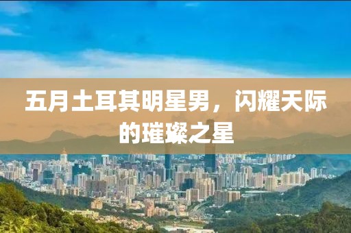 五月土耳其明星男，闪耀天际的璀璨之星
