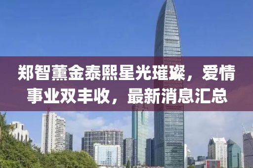 郑智薰金泰熙星光璀璨，爱情事业双丰收，最新消息汇总