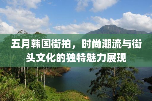 五月韩国街拍，时尚潮流与街头文化的独特魅力展现