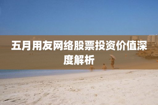 五月用友网络股票投资价值深度解析