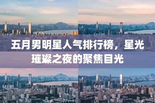五月男明星人气排行榜，星光璀璨之夜的聚焦目光