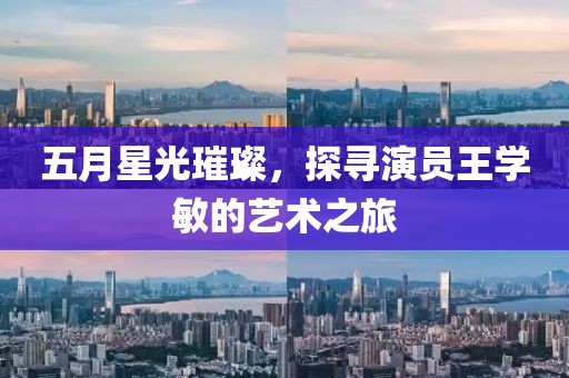 五月星光璀璨，探寻演员王学敏的艺术之旅