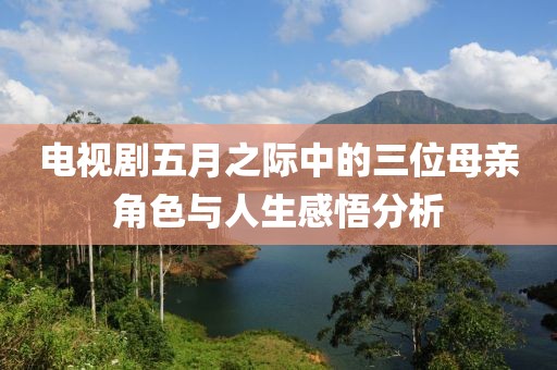 电视剧五月之际中的三位母亲角色与人生感悟分析