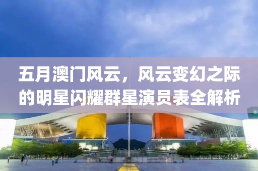 五月澳门风云，风云变幻之际的明星闪耀群星演员表全解析