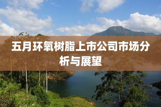 五月环氧树脂上市公司市场分析与展望