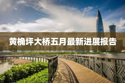 黄桷坪大桥五月最新进展报告