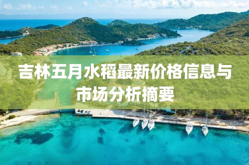 吉林五月水稻最新价格信息与市场分析摘要