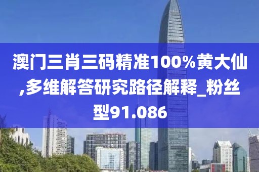 澳门三肖三码精准100%黄大仙,多维解答研究路径解释_粉丝型91.086