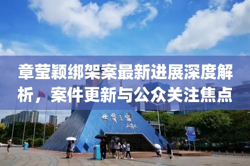 章莹颖绑架案最新进展深度解析，案件更新与公众关注焦点