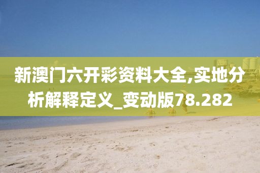 新澳门六开彩资料大全,实地分析解释定义_变动版78.282