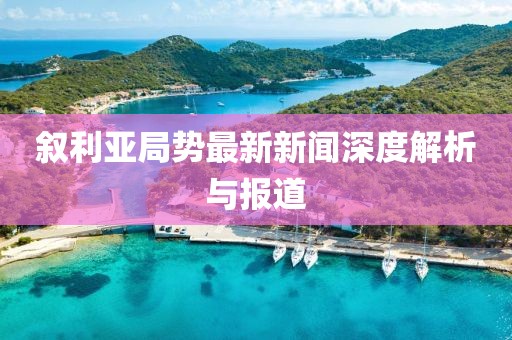 叙利亚局势最新新闻深度解析与报道