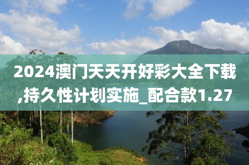 2024澳门天天开好彩大全下载,持久性计划实施_配合款1.27