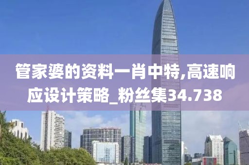管家婆的资料一肖中特,高速响应设计策略_粉丝集34.738