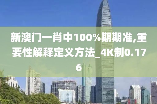 新澳门一肖中100%期期准,重要性解释定义方法_4K制0.176