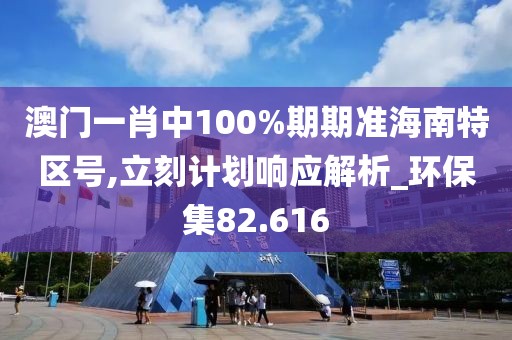 澳门一肖中100%期期准海南特区号,立刻计划响应解析_环保集82.616