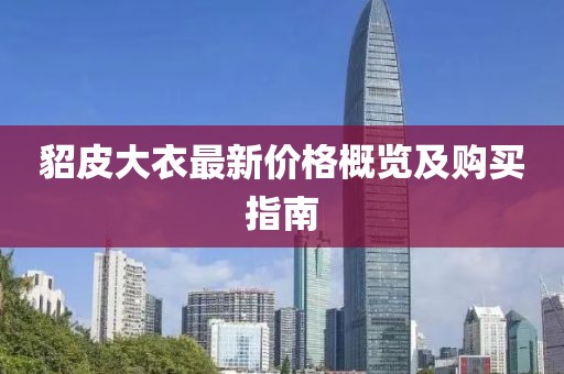 貂皮大衣最新价格概览及购买指南