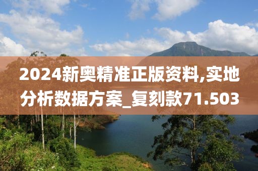 2024新奥精准正版资料,实地分析数据方案_复刻款71.503