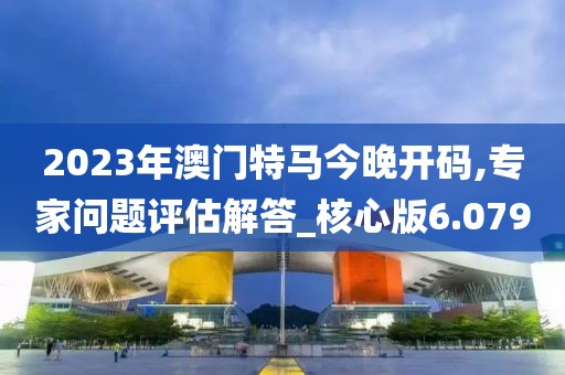 2023年澳门特马今晚开码,专家问题评估解答_核心版6.079