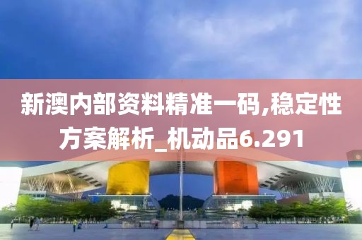 新澳内部资料精准一码,稳定性方案解析_机动品6.291