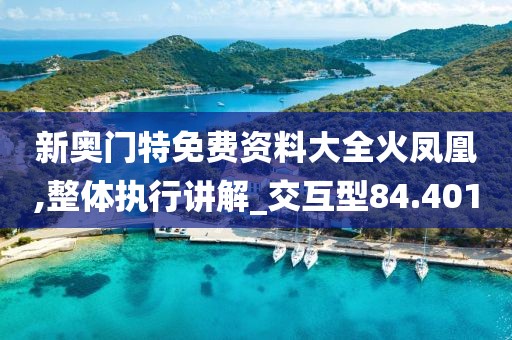 新奥门特免费资料大全火凤凰,整体执行讲解_交互型84.401