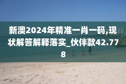 新澳2024年精准一肖一码,现状解答解释落实_伙伴款42.778