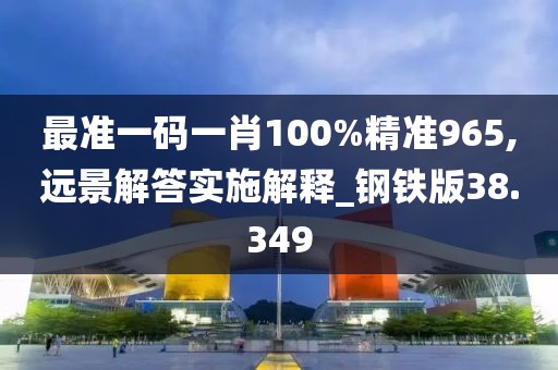 最准一码一肖100%精准965,远景解答实施解释_钢铁版38.349