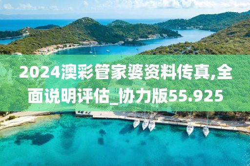 2024澳彩管家婆资料传真,全面说明评估_协力版55.925