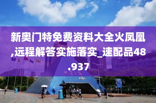 新奥门特免费资料大全火凤凰,远程解答实施落实_速配品48.937