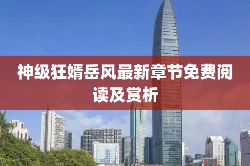 神级狂婿岳风最新章节免费阅读及赏析
