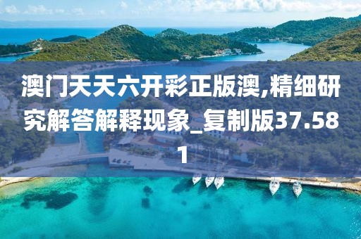 澳门天天六开彩正版澳,精细研究解答解释现象_复制版37.581