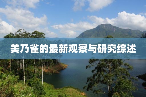 美乃雀的最新观察与研究综述