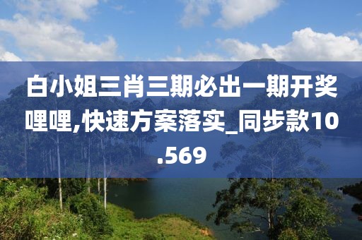 白小姐三肖三期必出一期开奖哩哩,快速方案落实_同步款10.569
