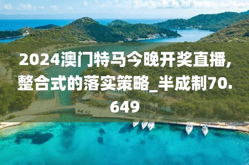 2024澳门特马今晚开奖直播,整合式的落实策略_半成制70.649