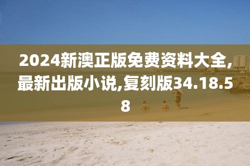 2024新澳正版免费资料大全,最新出版小说,复刻版34.18.58