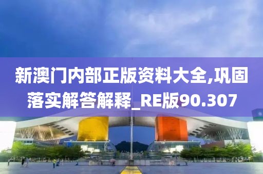新澳门内部正版资料大全,巩固落实解答解释_RE版90.307