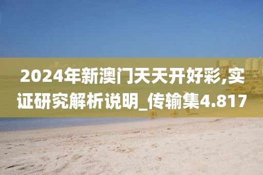 2024年新澳门天天开好彩,实证研究解析说明_传输集4.817