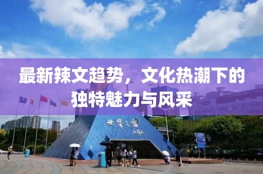 最新辣文趋势，文化热潮下的独特魅力与风采