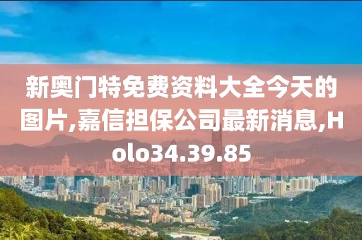 新奥门特免费资料大全今天的图片,嘉信担保公司最新消息,Holo34.39.85