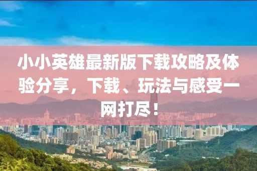 小小英雄最新版下载攻略及体验分享，下载、玩法与感受一网打尽！
